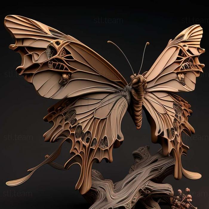 3D model Papilio macilentus (STL)